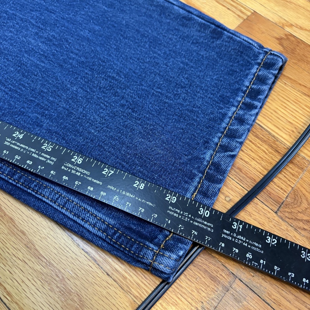 Levis 550 Jeans Mens 40x30 Blue Relaxed Fit‎ Tapered Leg Denim 100% Cotton - Picture 9 of 10
